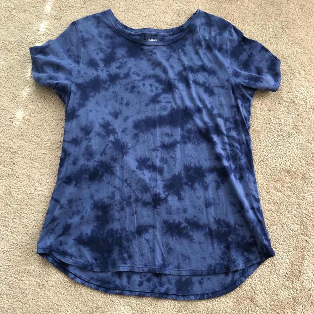Blue Tie-Dye T-Shirt - Size Large